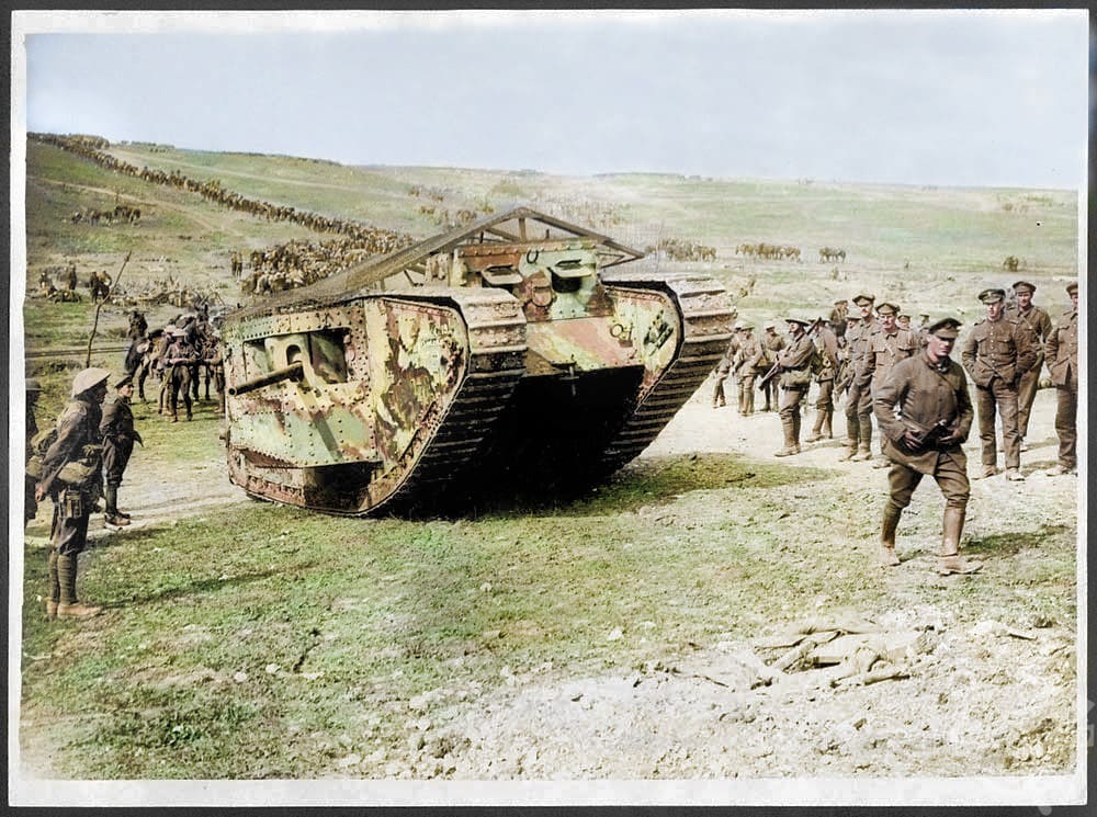 First Tanks In The World WWI 1916 The Terror Of The First Tanks BQLQVS