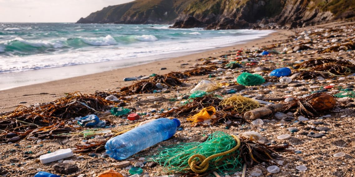 Cornwall Beach Plastic